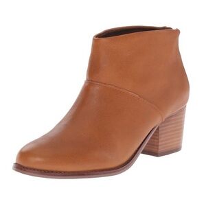 Tan Leather Ankle Boots